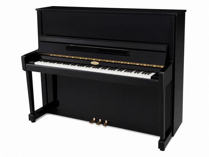 Kemble 121 (1994), Muziek en Instrumenten, Piano's, Zwart, Zo goed als nieuw, Verzenden