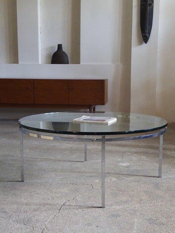 Salontafel - Glas, Chroom