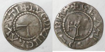840 875 Laon ( 02 ) Charles Ii Le Chauve 840 875 Denier, Verzenden