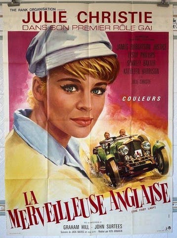 Julie Christie - The fast lady (1962) - Original French, Nieuw