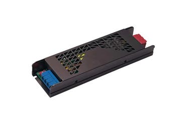 LED Transformator | 200W | 12 of 24V | IP20 | Zwart, Hobby en Vrije tijd, Elektronica-componenten, Ophalen of Verzenden, Nieuw