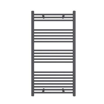 Designradiator Sofia 115x60cm mat grijs 536W zij aansluiting, Verzenden, Nieuw