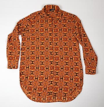 Norah Dames Blouse Maat 38 Bruin Oranje Print, Verzenden, Gedragen
