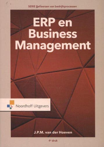 9789001875930 Beheersen van bedrijfsprocessen  -   Erp en..., Verzenden, Zo goed als nieuw, J.P.M. van der Hoeven
