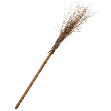 Heksen bezem 96 cm - Z Halloween verkleedacc, Ophalen of Verzenden, Nieuw