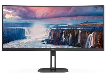 AOC CU34V5C - 34 VA Gebogen Monitor - WQHD 3440x1440 100Hz, Verzenden, Zo goed als nieuw, AOC