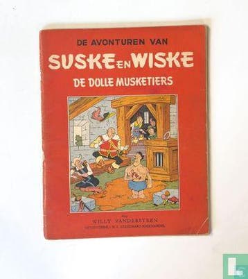 Suske en Wiske - De dolle musketiers - 1953, Eén stripboek, Verzenden, Gelezen, Vandersteen, Willy.