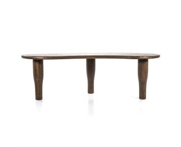 Eettafel Jodi organisch mangohout 240x115cm - bruin |, Huis en Inrichting, Tafels | Eettafels, Ophalen of Verzenden, Nieuw