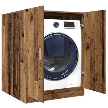 vidaXL Wasmachinekast 70,5x71,5x91,5 cm oud houtkleurig, Witgoed en Apparatuur, Wasmachines, Verzenden, Nieuw
