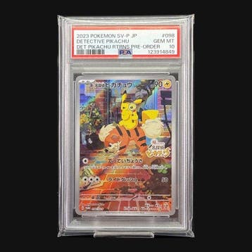 Pokémon - 1 Graded card -  098/SV-P Promo card, Foil,, Nieuw