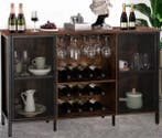 Rustieke Houten Wijnkast Boerderijstijl, Huis en Inrichting, Woonaccessoires | Wijnrekken, Verzenden, Nieuw