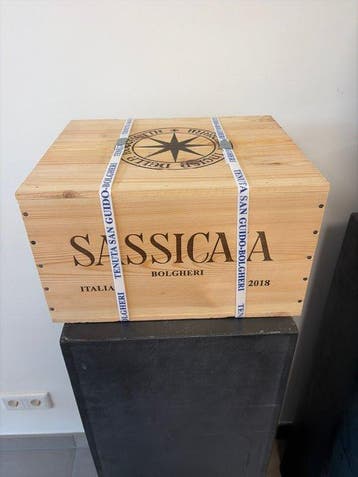 2018 Tenuta San Guido, Sassicaia - Bolgheri DOC - 6 Flessen, Nieuw