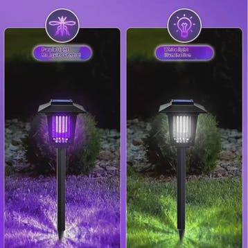 Solar Muggenvanger & Tuinlamp - Waterdicht, Automatisch & De, Verzenden, Nieuw