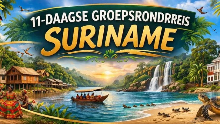 11 daagse groepsrondreis Suriname, Vakantie, Vakantie | Groepen en Rondreizen