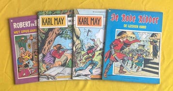 Robert en Bertrand (1x) /De rode ridder (1x) /Karl May (2x), Nieuw