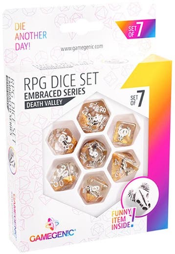 RPG Dice Set- Embraced Series Death Valley (7 stuks) |, Verzenden, Nieuw
