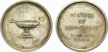Ar-praemienmedaille Wuerttemberg-stuttgart, Stadt, Verzenden
