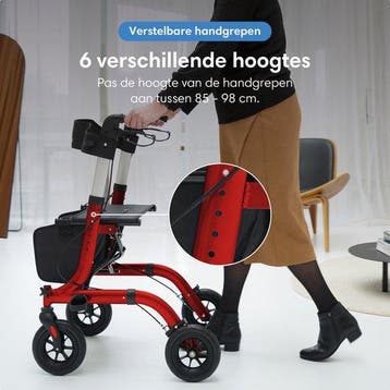 2dekans | Safe Life® Rollator lichtgewicht en opvouwbaar -, Ophalen of Verzenden, Zo goed als nieuw