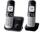 Panasonic KX-TG6852NLB - Dect telefoons - 2 handsets -, Verzenden, Zo goed als nieuw