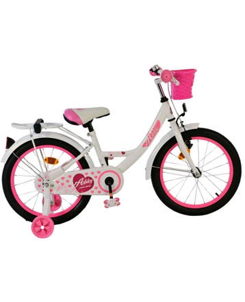 Volare Ashley 18" CB wit (Kinderen, Kinderfietsen), Fietsen en Brommers, Fietsen | Kinderfietsjes, Overige merken, Zijwieltjes