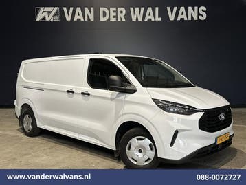 Ford Transit Custom | 2.0 TDCI 136pk L2H1 Euro6 Airco |, Gebruikt, Euro 6, Wit, Dealer onderhouden