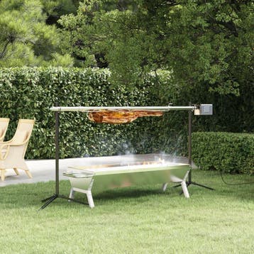 BBQ Grillplaat RVS XL | Tweedekansje | OP=OP, Ophalen of Verzenden, Nieuw, Viking Choice