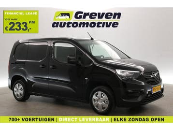 Opel Combo 1.5D 102PK | Airco | Cruise | Carplay |, Euro 6, Zwart, Nieuw, Lease