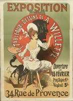 Jules Chéret - Exposition Tableaux & Dessins de A. Willette