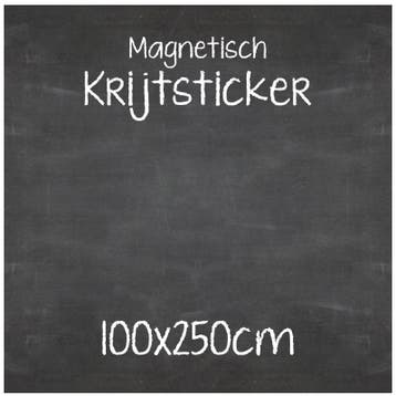 Magnetische Krijtsticker 100x250 cm, Nieuw in verpakking