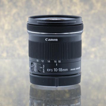 Canon EF-S 10-18mm f/4.5-5.6 IS STM Macro - Tweedehands, Ophalen of Verzenden, Gebruikt, Groothoeklens, Zoom