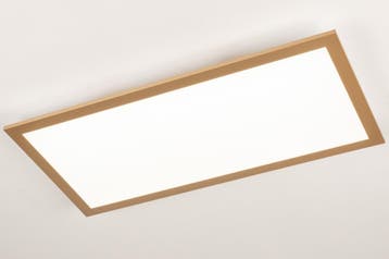 Rietveld Plafondlampen - Goud - Kunststof, Metaal, Aluminium, Huis en Inrichting, Lampen | Plafondlampen, Verzenden, Nieuw