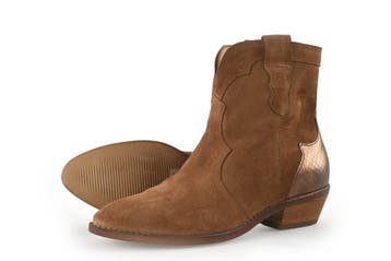 Manfield Cowboy laarzen in maat 37 Cognac, Overige kleuren, Verzenden, Zo goed als nieuw, Manfield