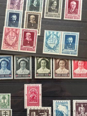 België 1952/1953 - België - COB/OBP 892-907 + 912-917, Gestempeld