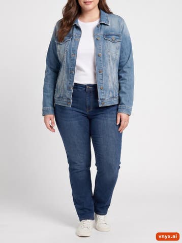 MIss Etam Spijkerjassen Dames maat XXXL Blauw Vintage, Ophalen of Verzenden, Nieuw