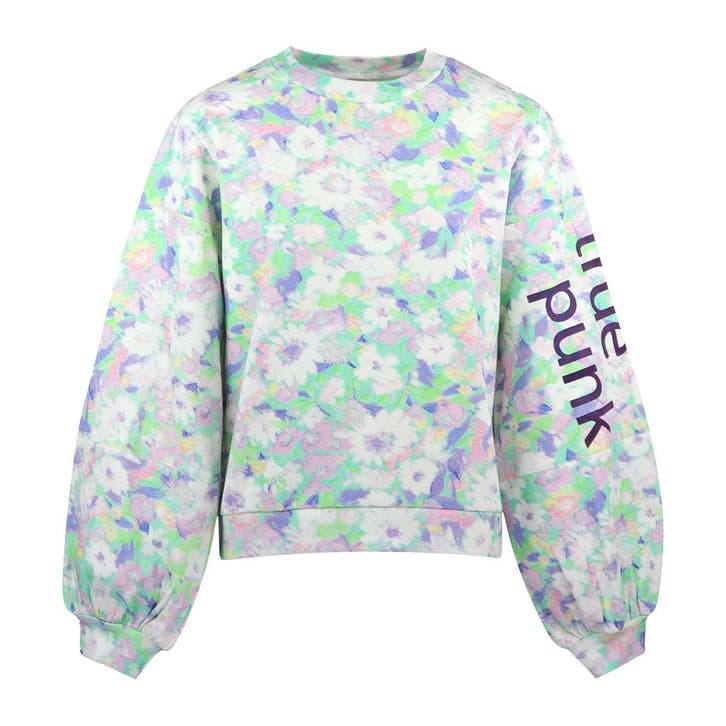 Frogbox • sweater bloemen • S, Kleding | Dames, Truien en Vesten, Groen, Nieuw, Maat 36 (S), Verzenden