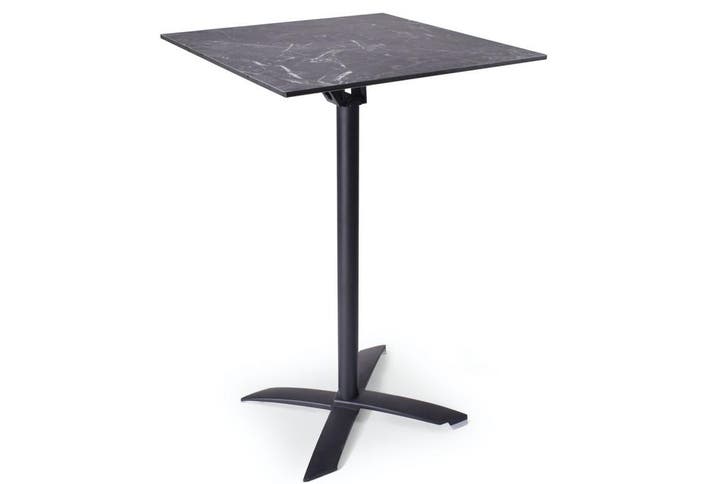 Statafel Helsinki | 70x70cm | opklapbaar, Tuin en Terras, Tuintafels, Nieuw, Kunststof, Vierkant, Ophalen of Verzenden