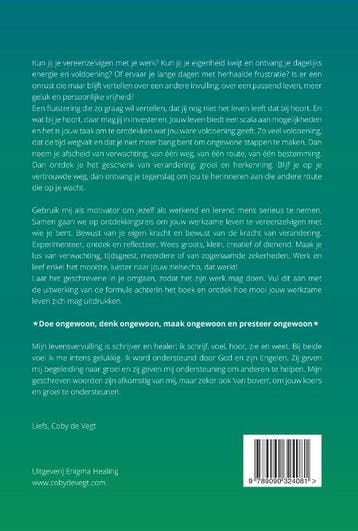 Zielsecho 9789090324081 Coby de Vegt, Verzenden, Zo goed als nieuw, Coby de Vegt