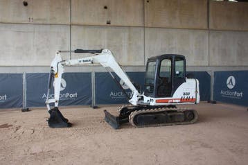 Veiling: Rupsgraafmachine Bobcat 337G Diesel 37.5kW 2005, Ophalen, Graafmachine