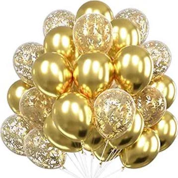 50 & Fabulous set met sjerp, ballonnen en eventueel strik, Ophalen of Verzenden, Nieuw, Versiering, Abraham of Sarah