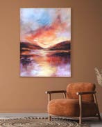 Ellis Hollering - Abstract landscape - Sunset Fire -
