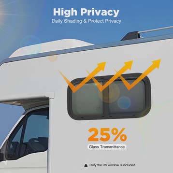 RV Zijraam 700x400mm / 600x300mm - Getint Schuifraam met Hor, Verzenden, Nieuw