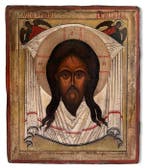 Icoon - Mandylion van Jezus Christus - Hout -