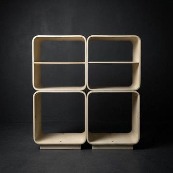 Fiarm - Carlo de Carli - Boekenkast - modulaire bibliotheek