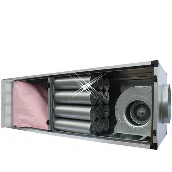 stalen geurfilterkast 2000 m3/h, Doe-het-zelf en Verbouw, Ventilatie en Afzuiging, Nieuw, Verzenden