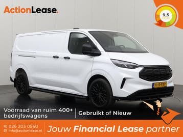 Ford Transit Custom Bestelbus L2 H1 2024 Diesel, Auto's, Zwart, Wit, Nieuw, Transit
