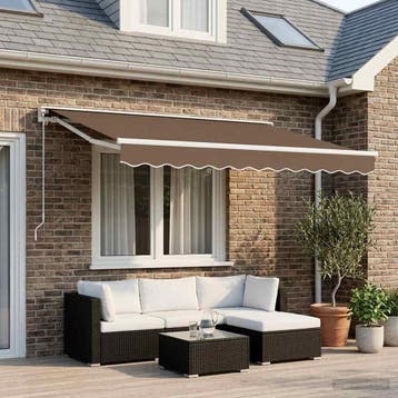 Buiten Zonnedoek 300x250 Beige | Tweedekansje 29% Korting, Overige typen, Nieuw, Ophalen of Verzenden, 150 tot 300 cm