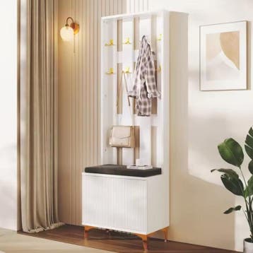 Garderobekast met Bank, Haken en Schoenopslag – Modern Luxe, Kleding | Dames, Kledingrekken, Verzenden, Nieuw