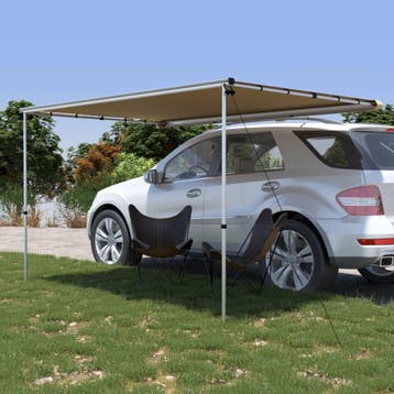 vidaXL Luifel voor camper en caravan 3x2x2,15 m beige, Verzenden, Nieuw, Tot en met 2