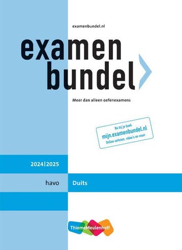 Examenbundel / havo Duits 2024/2025 - Marco van Rossum, Verzenden, Zo goed als nieuw, Marco van Rossum