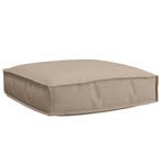 vidaXL Kussen Taupe 60 x 60 x 12 cm Oxford Stof, Huis en Inrichting, Woonaccessoires | Kussens, Verzenden, Nieuw